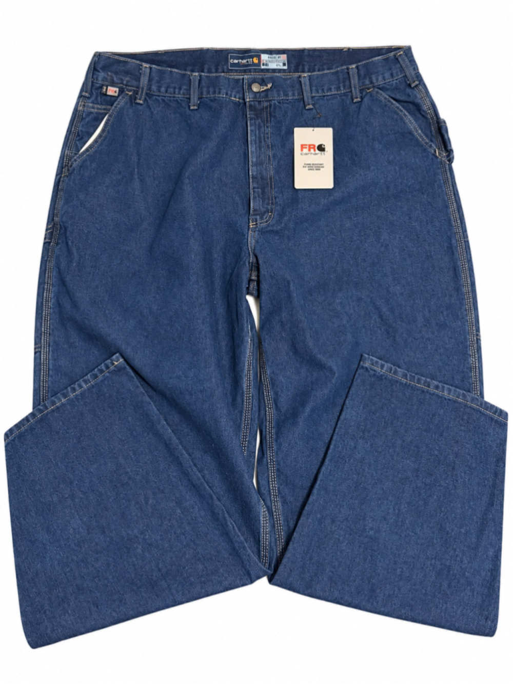 Carhartt FR Loose Fit Flame Resistant Denim Work Jeans Men’s 50x34 NWT